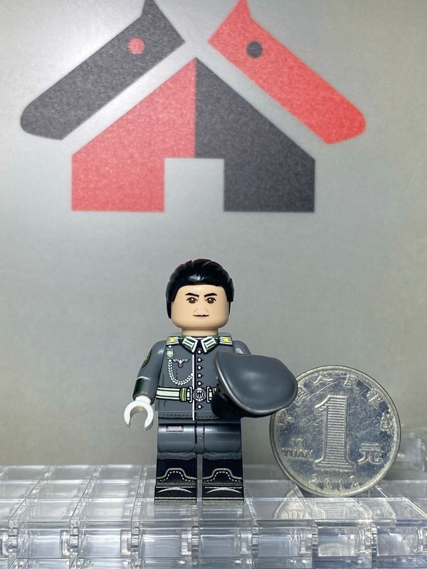 eastbrick custom minifig ww2 china 蒋纬国 uv printed on lego parts