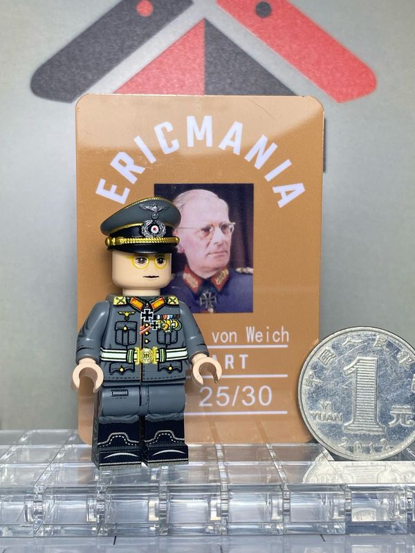 ericmania custom minifig ww2 german Maximilian Maria Joseph Karl Gabriel Lamoral Reichsfreiherr von Weichs uv printed on lego parts