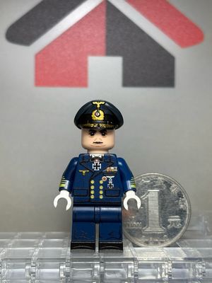 eastbrick custom minifig ww2 Erich Raeder uv printed on lego parts