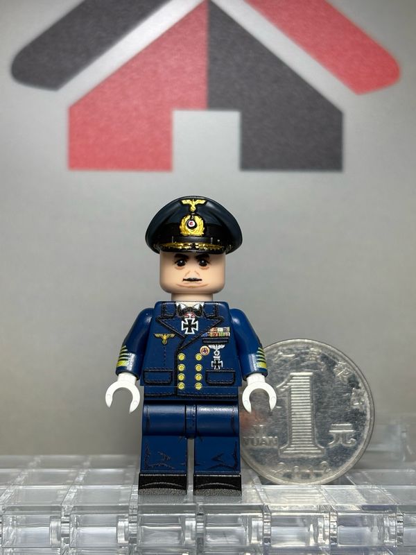 eastbrick custom minifig ww2 Erich Raeder uv printed on lego parts