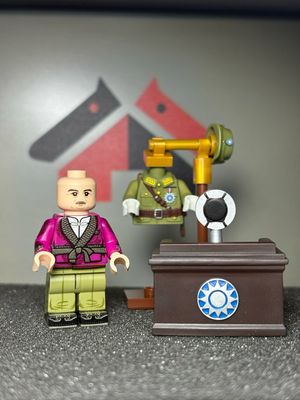 eastbrick custom minifig 睡袍校长套装（蒋介石抗战版） uv on lego parts