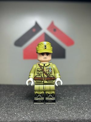 eastbrick custom minifig ww2 china 王耀武 uv on lego parts