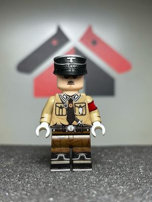 eastbrick custom minifig ww2 SA Himmler uv on lego parts