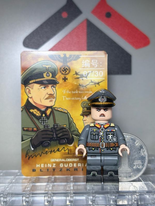 eastbrick custom minifig ww2 Heinz Guderian use lego parts
