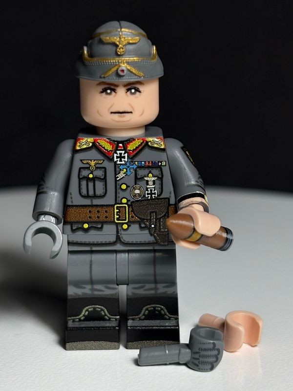 eastbrick custom minifig ww2 MANSTEIN uv on lego parts