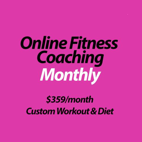 Online Fitness Coaching &amp; Diet Plan (monthly)