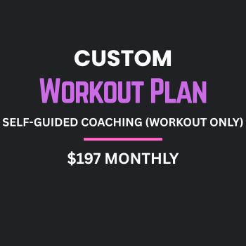 Custom Workout Plan – Self-Guided Coaching (monthly)