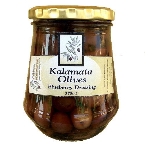 Case of 24 X 375 ml Kalamata Olives in Blueberry Dressing