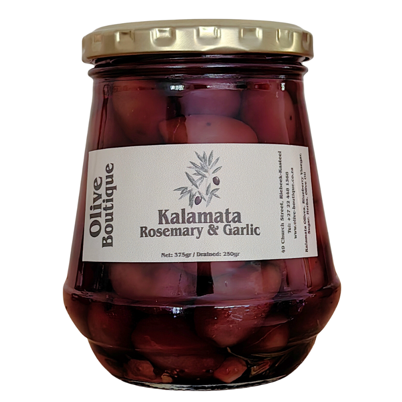 Case of 24 X 375 ml Kalamata Olives with Rosemary & Garlic