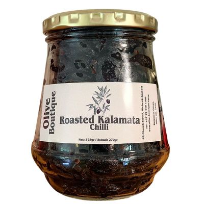 Roasted Kalamata Olives with Chilli