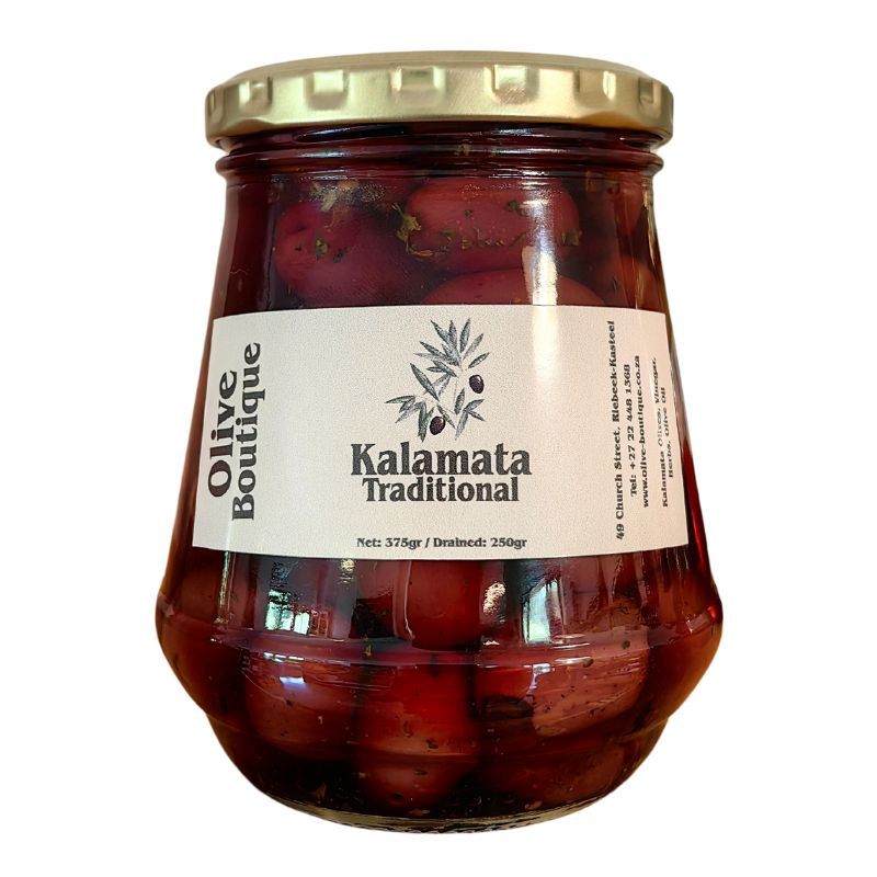 Case of 24 X 375 ml Kalamata Olives in the Traditional Style