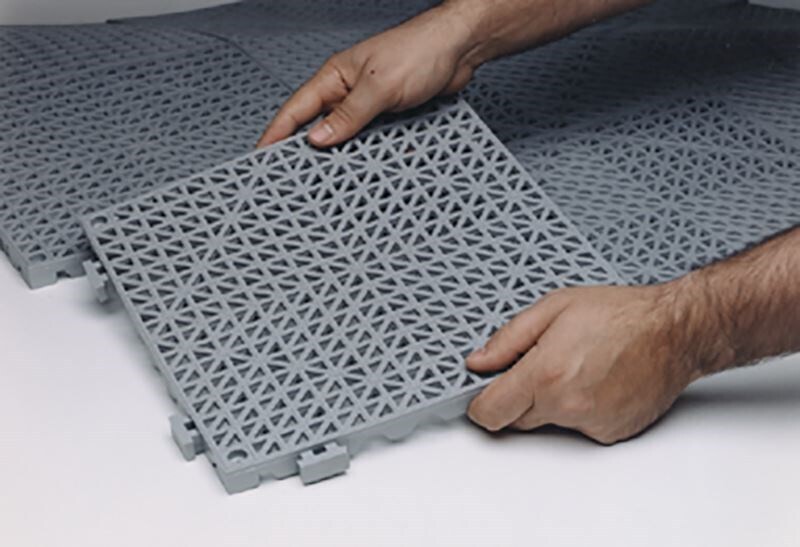 Interlocking Vinyl Tiles