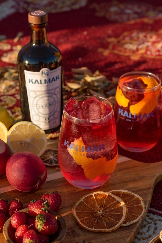 Gin Kalmar Hibiscus x 2 unidades + 2 Vasos Kalmar