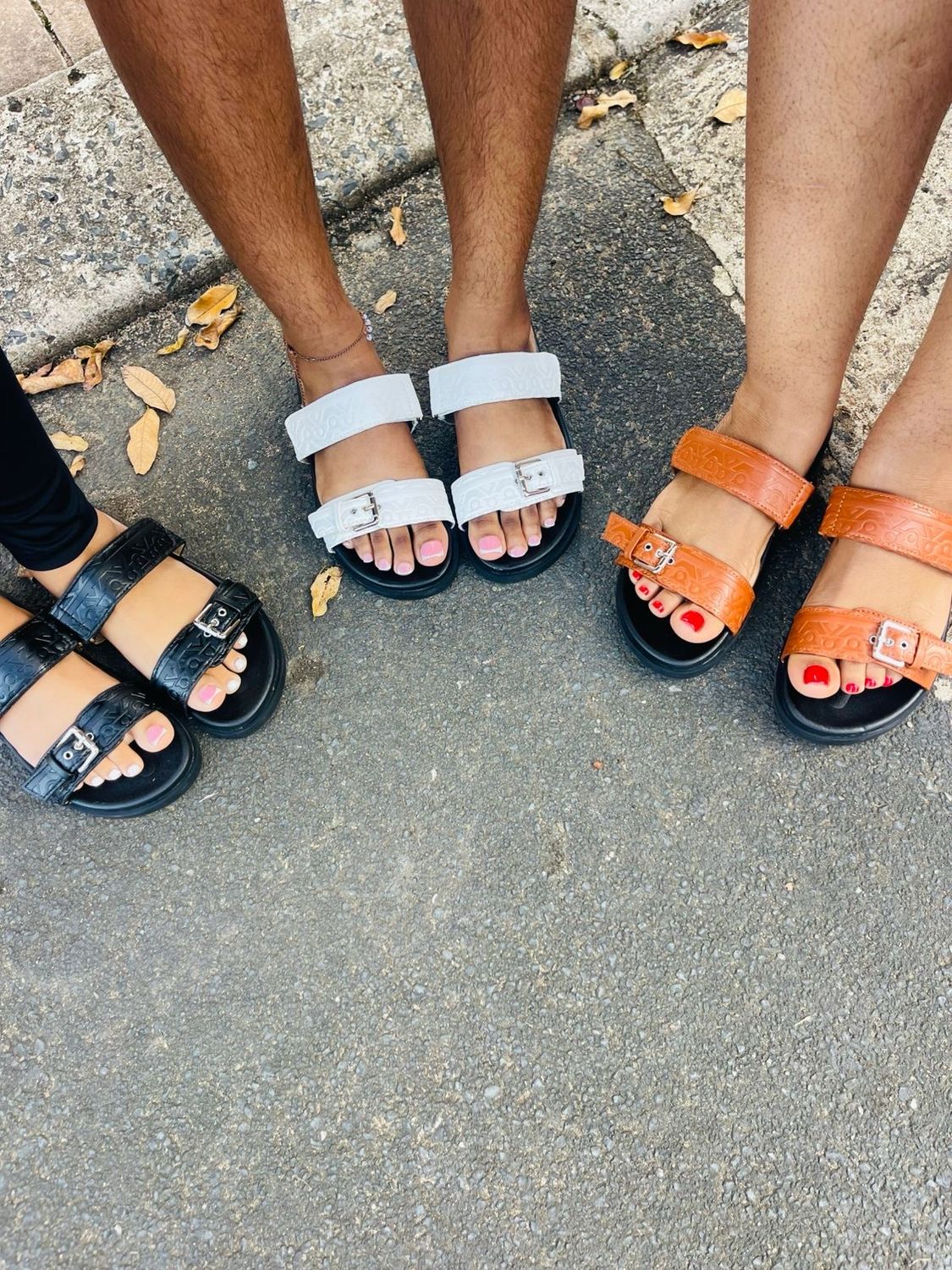 StylecafeSA Leather Slides