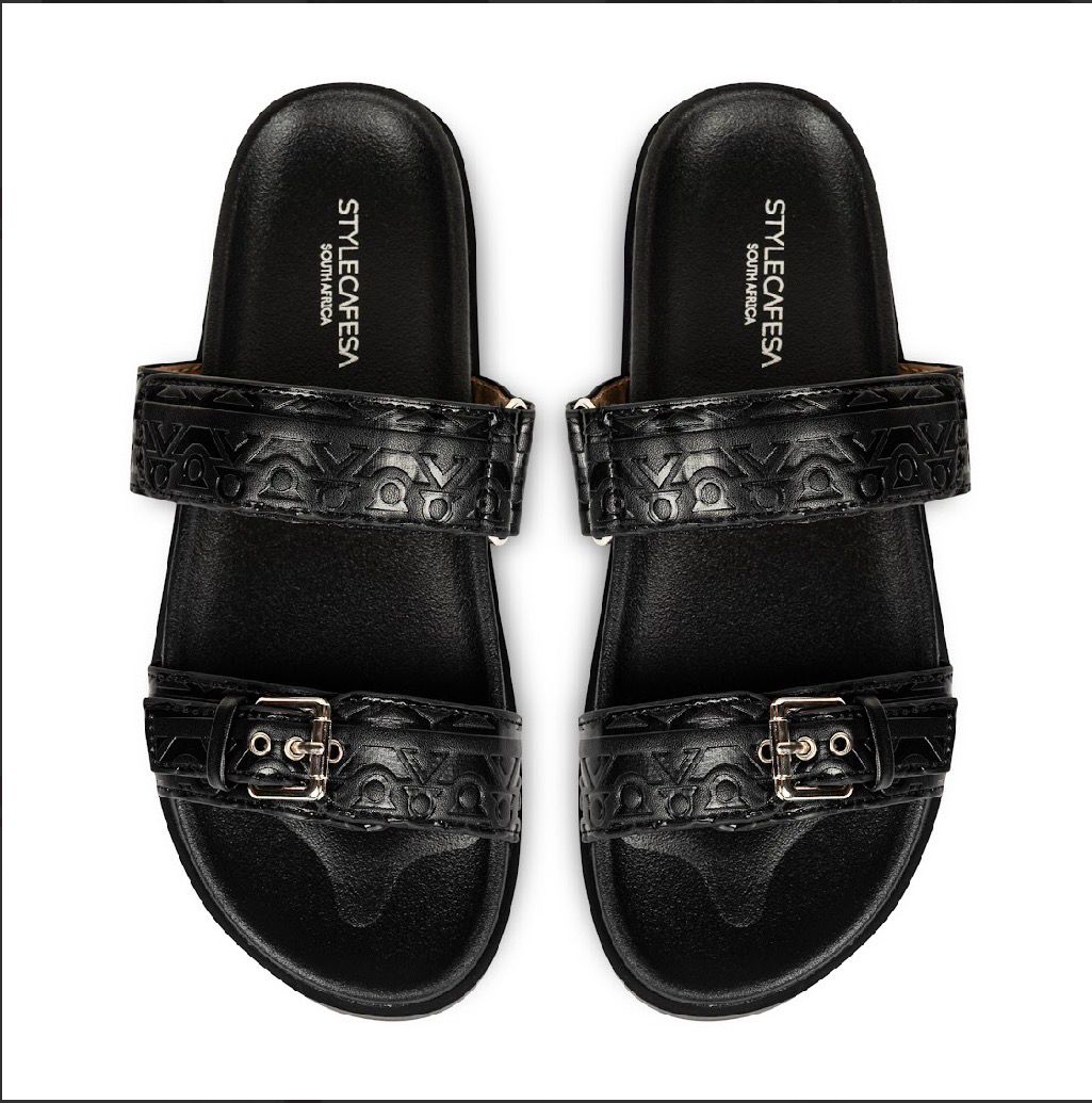 StylecafeSA Iconic Slides - Black
