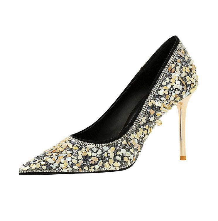 Charlena - Gold with Blk