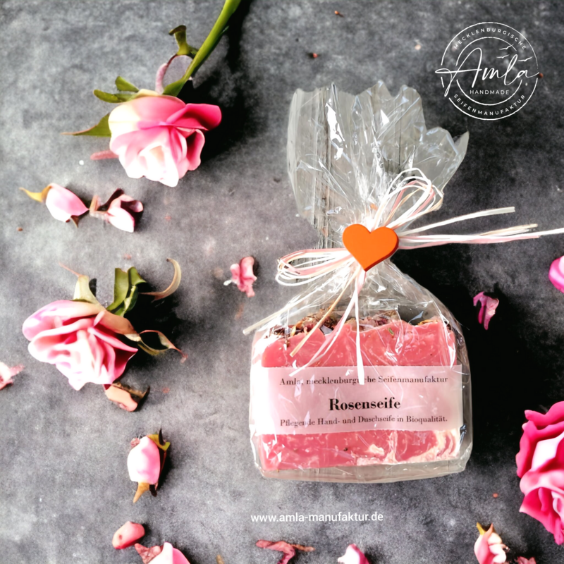 Seife Rosengarten verpackt Seife Rosengarten verpackt