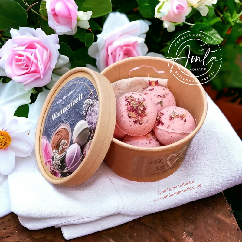 Badekugeln Rosengarten 4er Set Badekugeln Rosengarten 4er Set