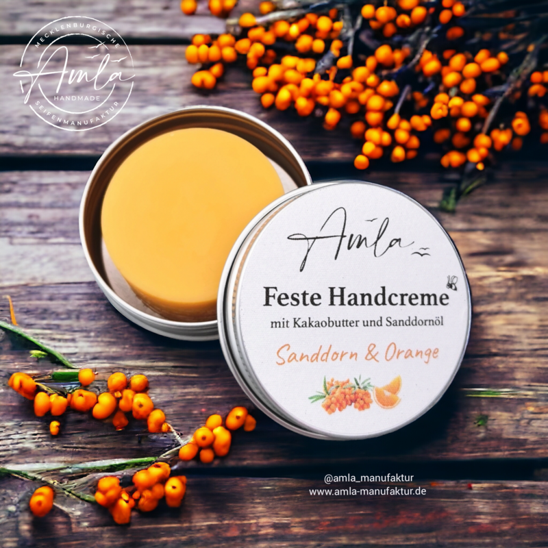 Feste Handcreme Sanddorn & Orange Feste Handcreme Sanddorn & Orange