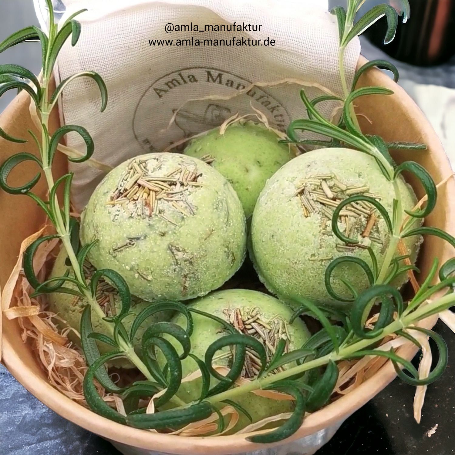 Badekugeln Rosmarin 4er Set