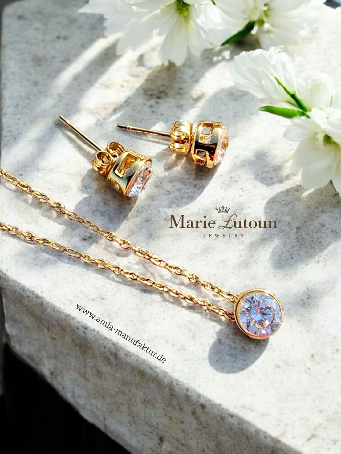 Schmuckset "Ostseegold" 