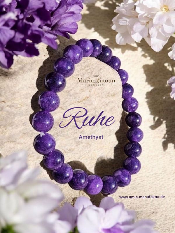 Amethyst Armband für Ruhe, Frieden & Trauerbewältigung Amethyst Armband für Ruhe, Frieden & Trauerbewältigung
