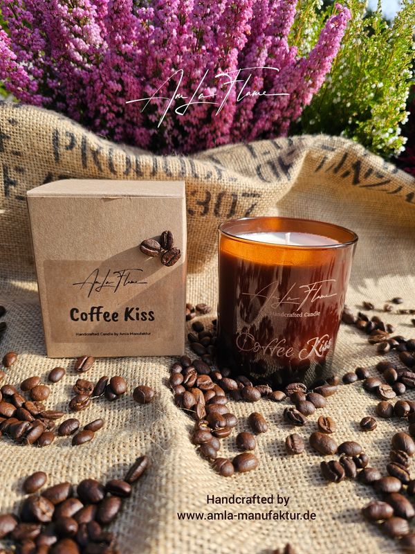 Kaffeekerze Duftkerze im Glas