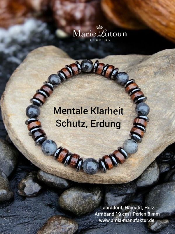 Klarheit, Erdung, Schutz Armband Klarheit, Erdung, Schutz Armband
