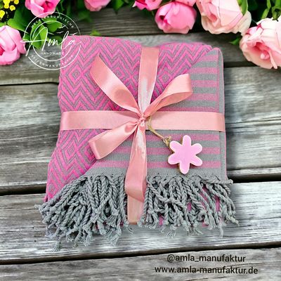 Saunatuch /Hamamtuch Fb. pink