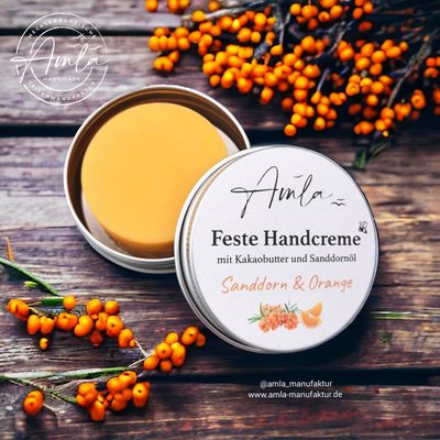 Feste Handcreme Sanddorn & Orange