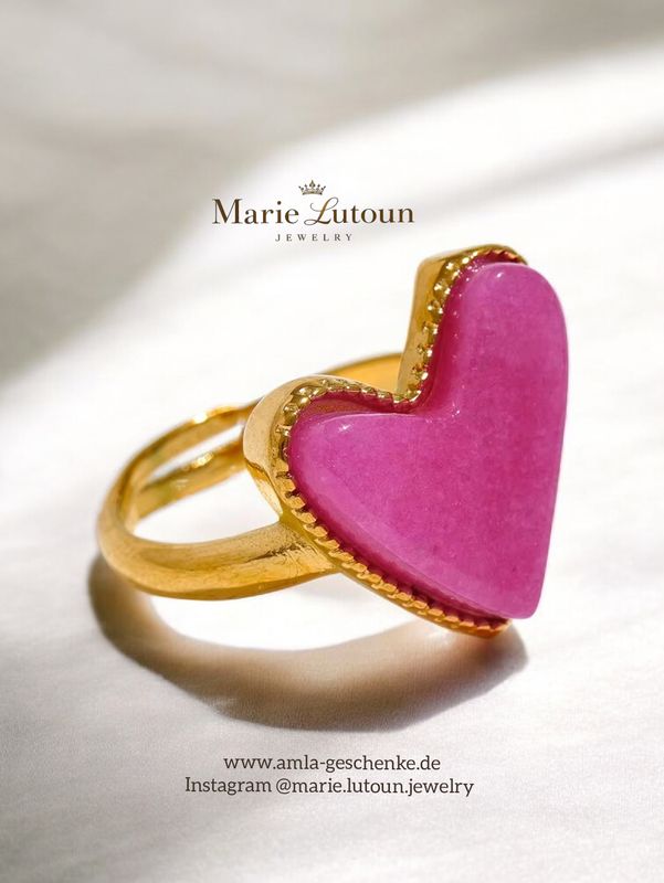 Ring Herz pink
