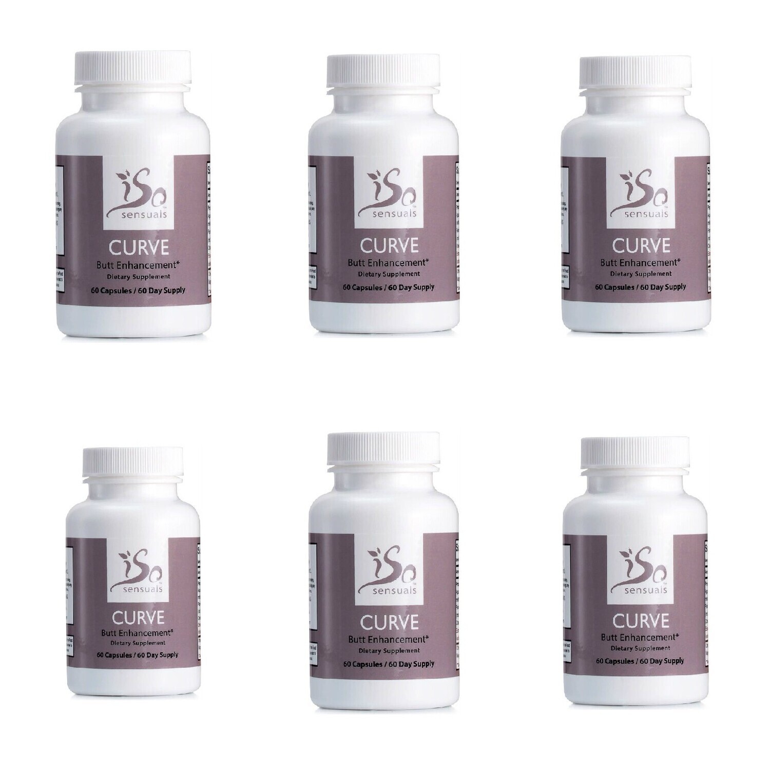 IsoSensuals CURVE | Butt Enhancement Pills ( 12 Month Supply)