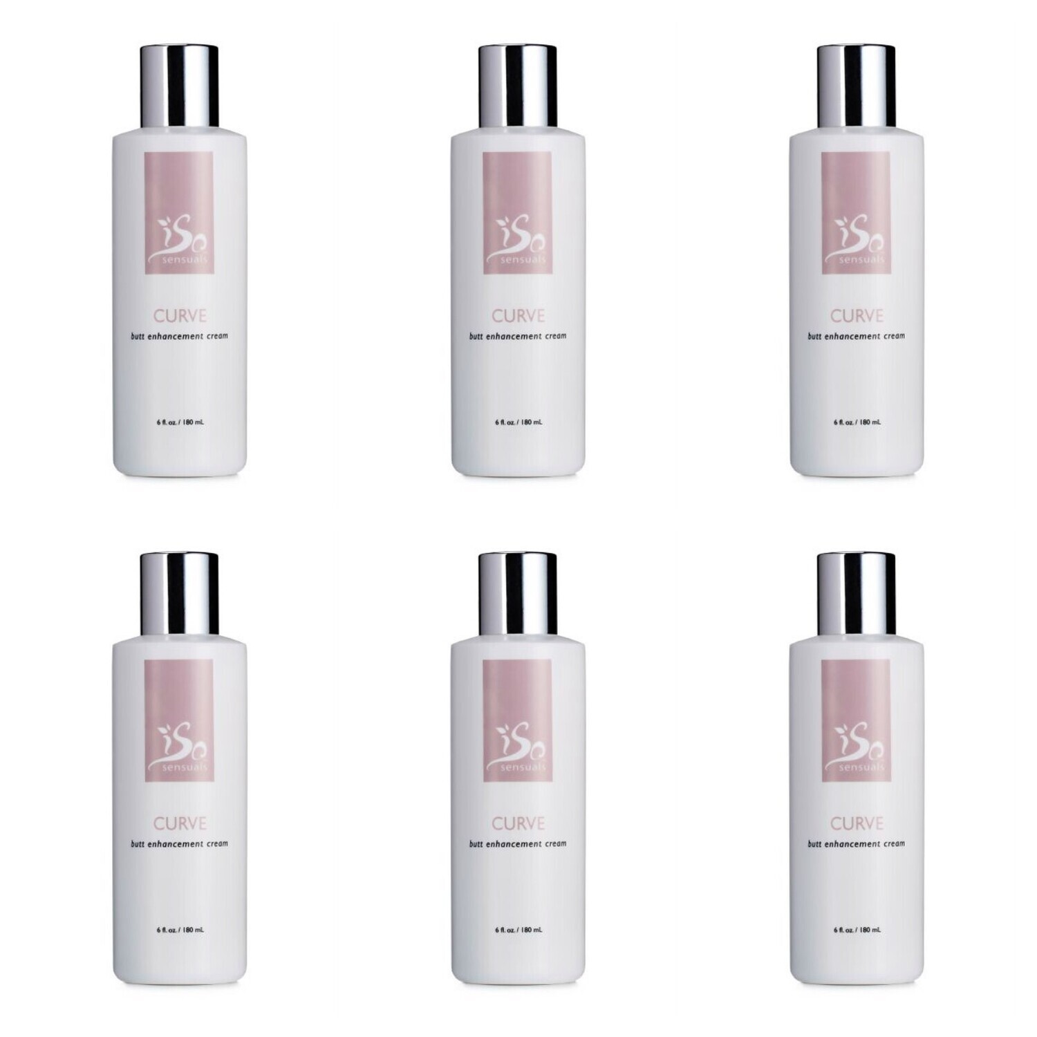 IsoSensuals CURVE | Butt Enhancement Cream ( 6 Bottles)
