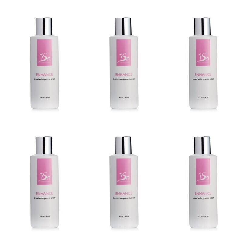 IsoSensuals ENHANCE | Breast Enhancement Cream (12 months supply) 6 bottles