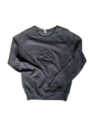 Surf Sweater - &quot;Gray Big Wave&quot; - Fairwear, Recycled cotton