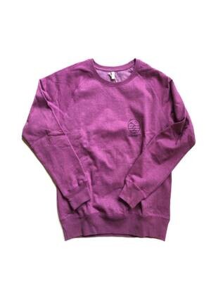 Surf Sweater - &quot;Berry Sml Wave&quot; - Fairwear, Recycled cotton