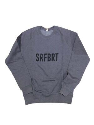 Surf Sweater - &quot;Gray SRFBRT&quot; - Fairwear, Recycled cotton
