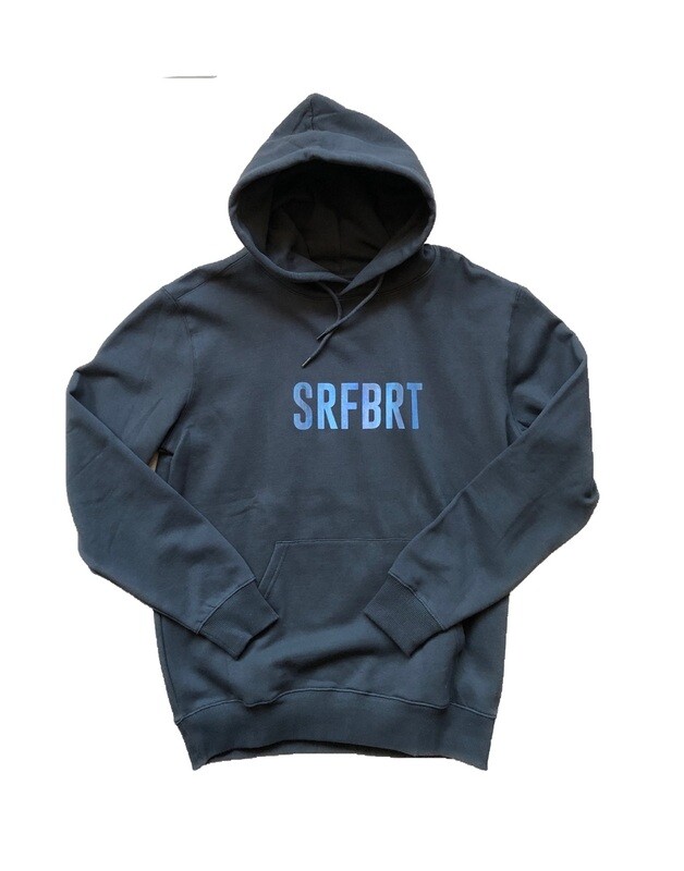 Hoodie - SRFBRT Logo - ASH BLACK