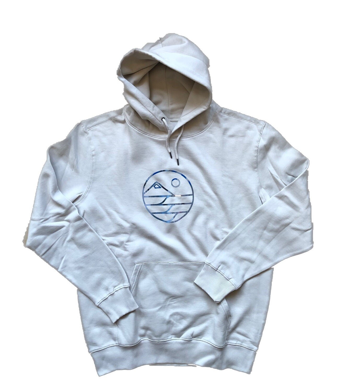 Hoodie - Wave Logo - BONE