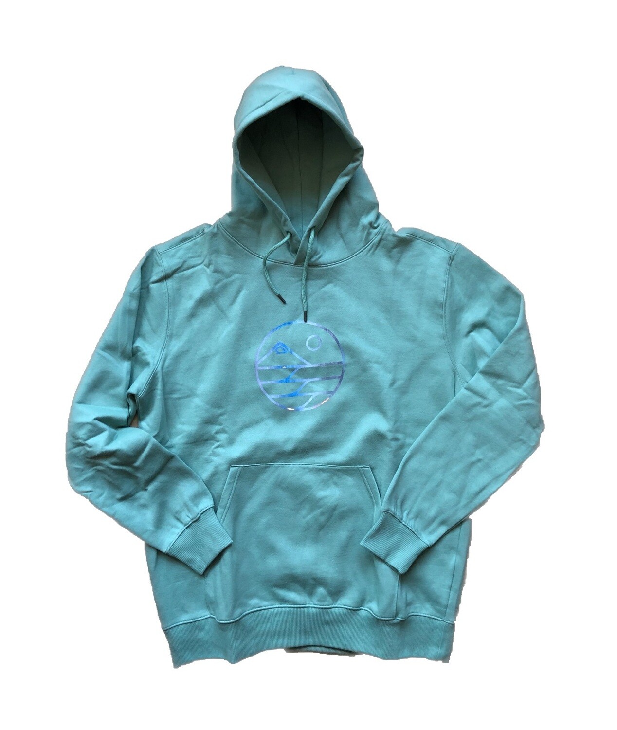Hoodie - Wave Logo - SAGE GREEN