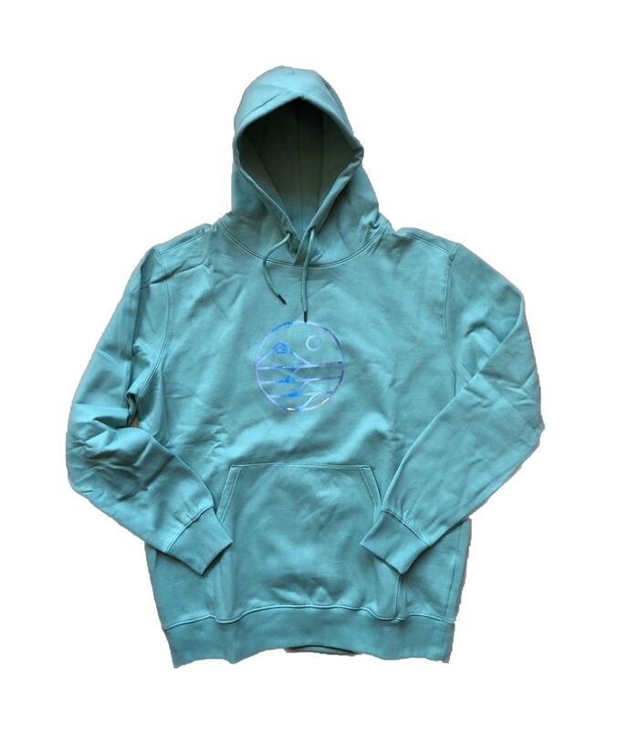 Hoodie - Wave Logo - SAGE GREEN