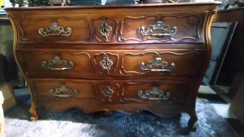 Commode merisier Louis 15