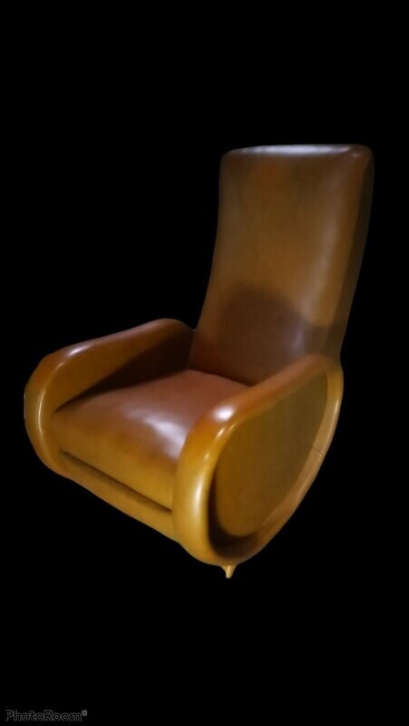 Fauteuil en skaï