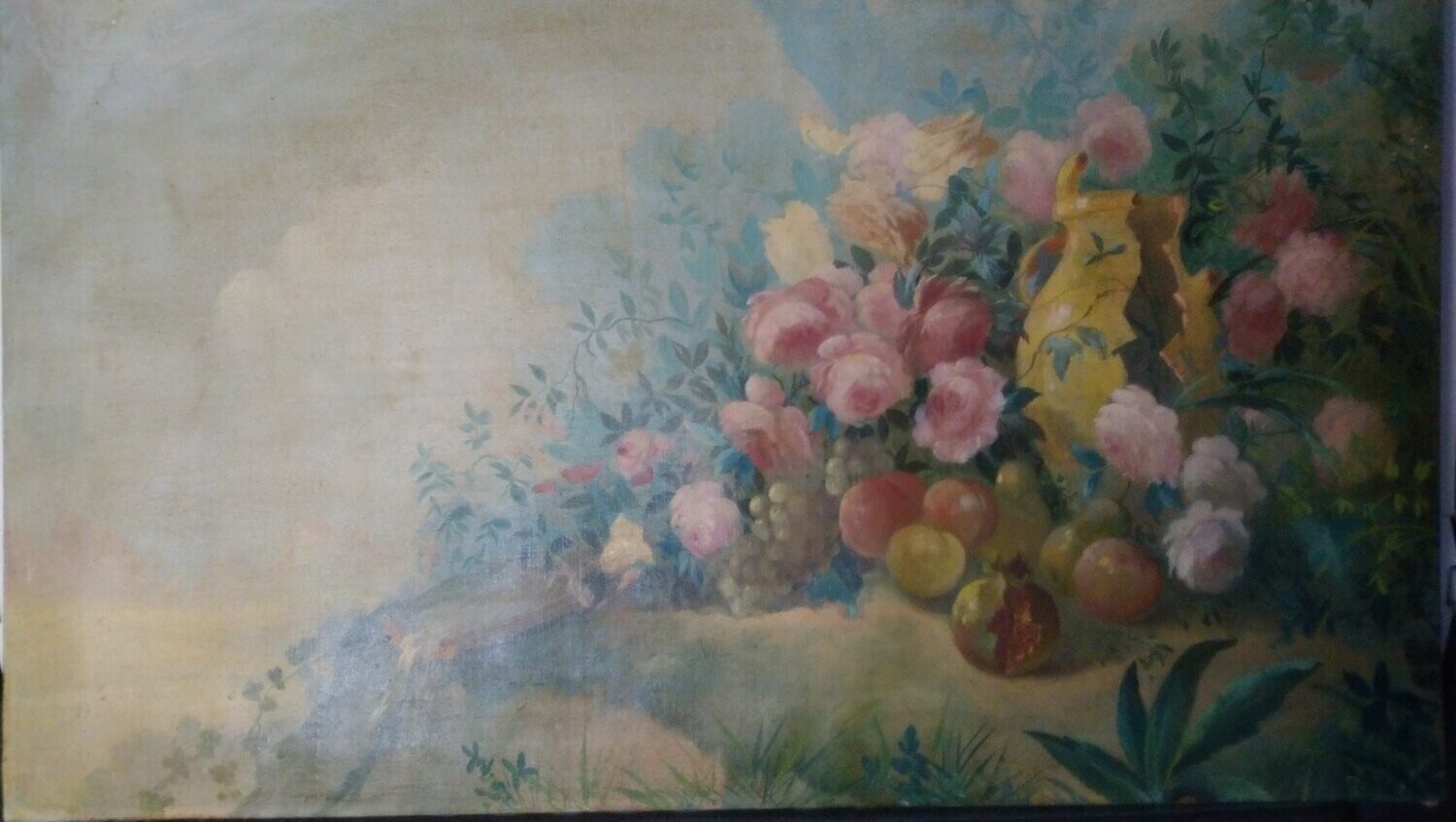 Toile peinte à l'huile