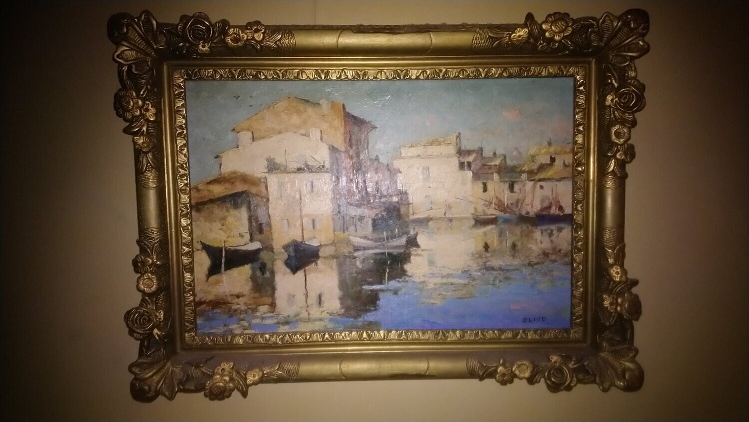 Panneau décoratif port de Martigues