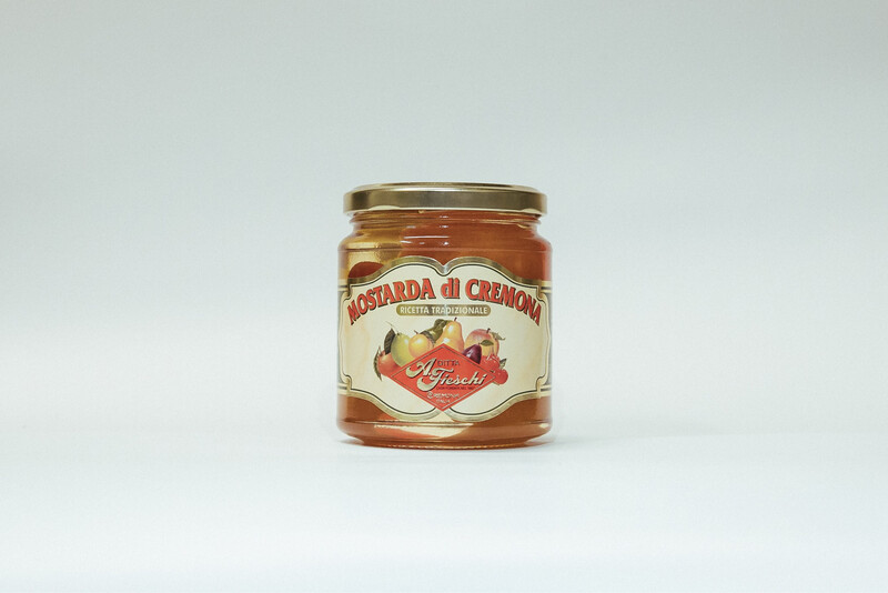 Mostarda di Cremona frutti misti A.Fieschi 380gr