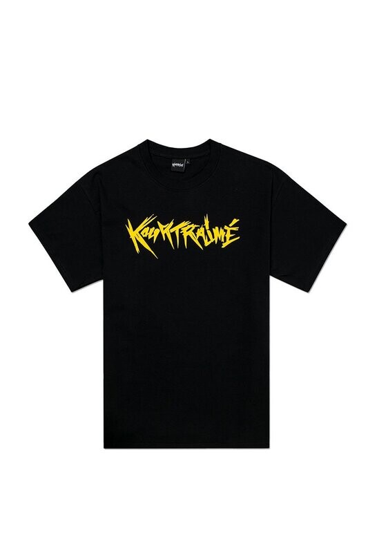 Tee noir yellow