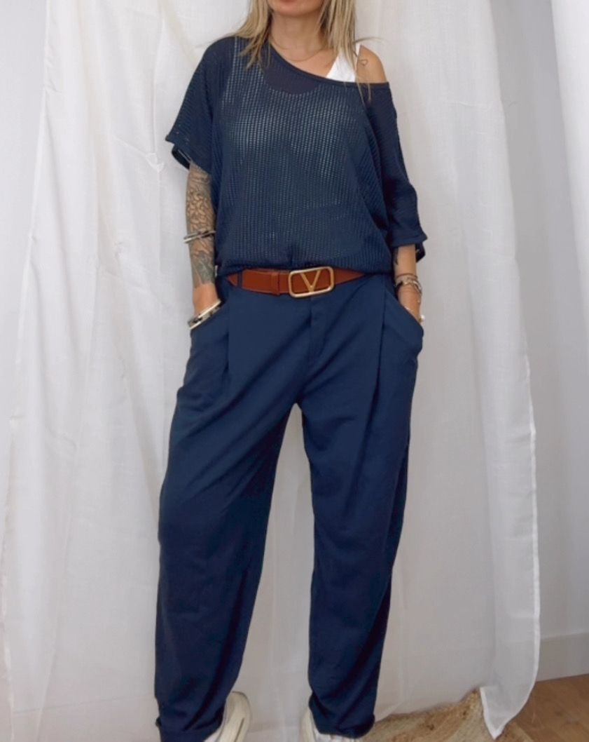 Pantalón Chichón azul marino 