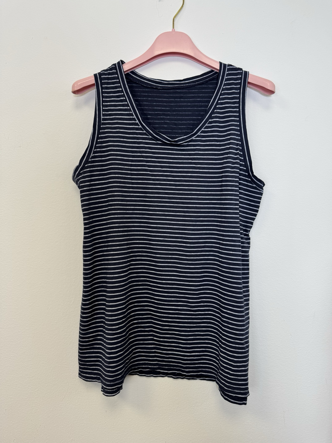 Camiseta Rayada Negro 