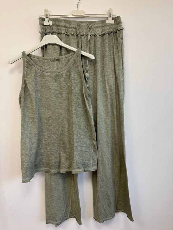Camiseta verano Kaki